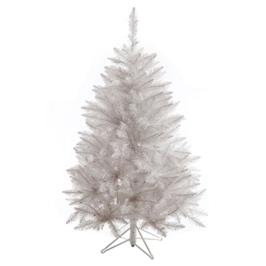 3.5ft. Unlit Sparkle White Spruce Artificial Christmas Tree